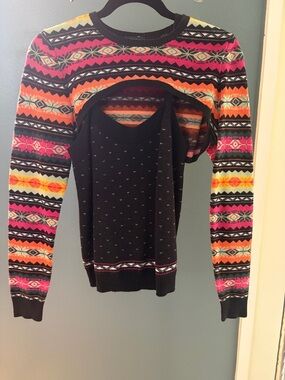 Women’s Multicolor Fair Isle Crewneck Sweater